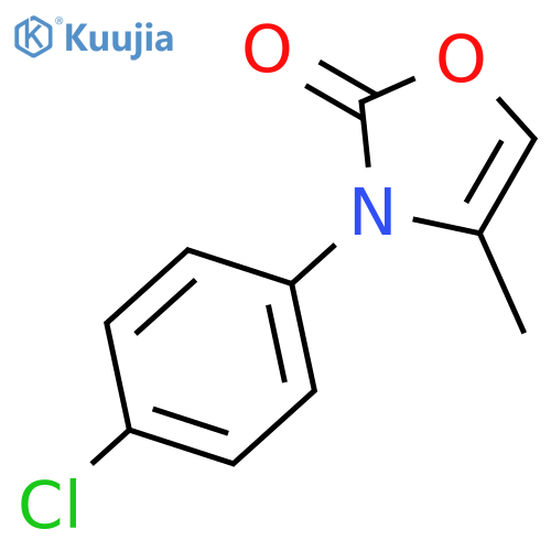 2(3H)-Oxazolone, 3-(4-chlorophenyl)-4-methyl- structure