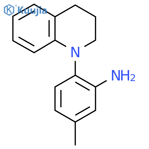 2-3,4-Dihydro-1(2H)-quinolinyl-5-methylaniline structure