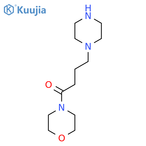 1-(Morpholin-4-yl)-4-(piperazin-1-yl)butan-1-one structure