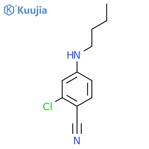 4-(Butylamino)-2-chlorobenzonitrile structure