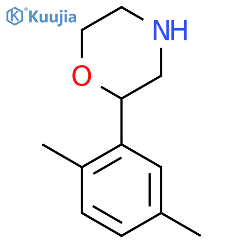 2-(2,5-dimethylphenyl)morpholine structure