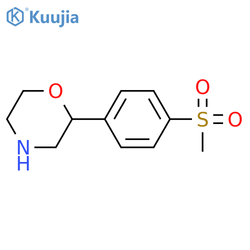 2-(4-Methanesulfonylphenyl)morpholine structure