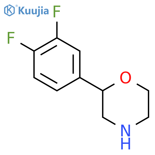 2-(3,4-Difluorophenyl)morpholine structure