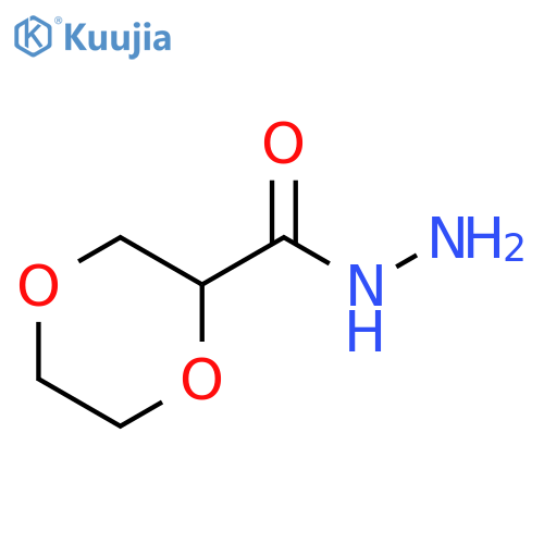 1,4-dioxane-2-carbohydrazide structure