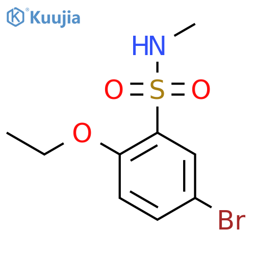 5-Bromo-2-ethoxy-N-methylbenzene-1-sulfonamide structure