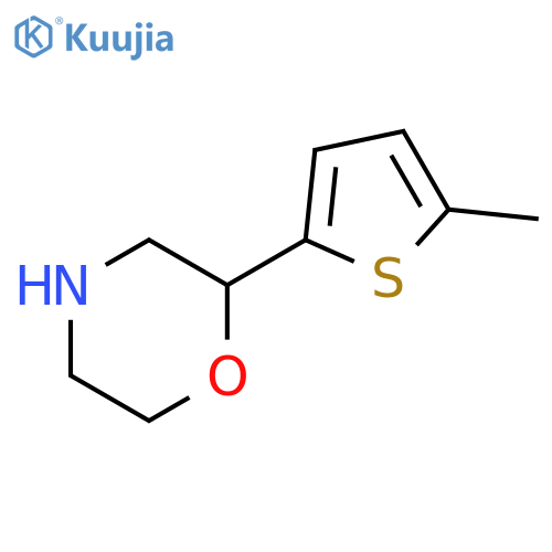 2-(5-methylthiophen-2-yl)morpholine structure
