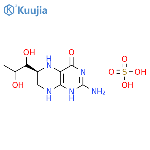 (6S)-5,6,7,8-TETRAHYDRO-L-BIOPTERIN SULFATE structure
