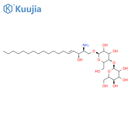 Lactosyl-C18-sphingosine structure