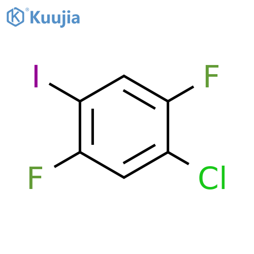 1-Chloro-2,5-difluoro-4-iodobenzene structure