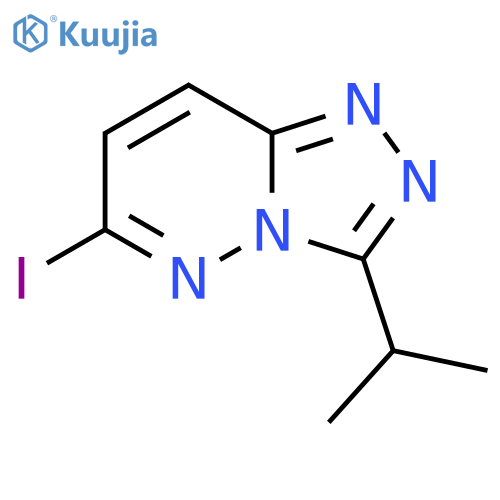 6-Iodo-3-isopropyl-[1,2,4]triazolo[4,3-b]pyridazine structure