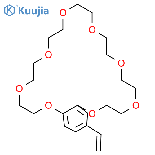 1,4,7,10,13,16,19,22-Benzoctaoxacyclotetracosin, 24-ethenyl-2,3,5,6,8,9,11,12,14,15,17,18,20,21-tetradecahydro- structure