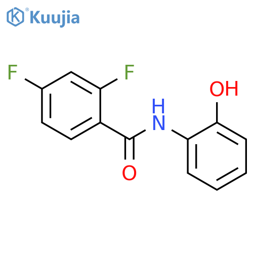 Benzamide,2,4-difluoro-N-(2-hydroxyphenyl)- structure