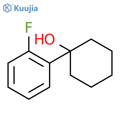 1-(2-fluorophenyl)cyclohexan-1-ol structure