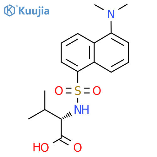 5-Dimethylaminonaphthalene-1-sulfonyl-L-valine structure