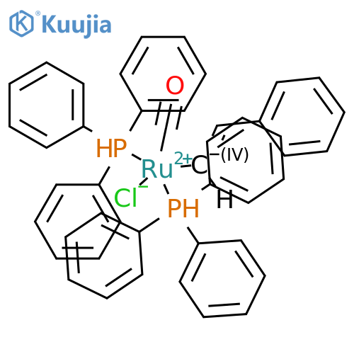 Ruthenium, carbonylchloro[(1E)-2-phenylethenyl]bis(triphenylphosphine)-, (SP-5-43)- structure