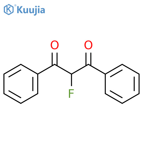 1,3-Propanedione, 2-fluoro-1,3-diphenyl- structure