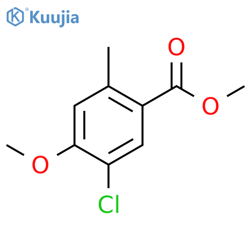Methyl 5-chloro-4-methoxy-2-methylbenzoate structure