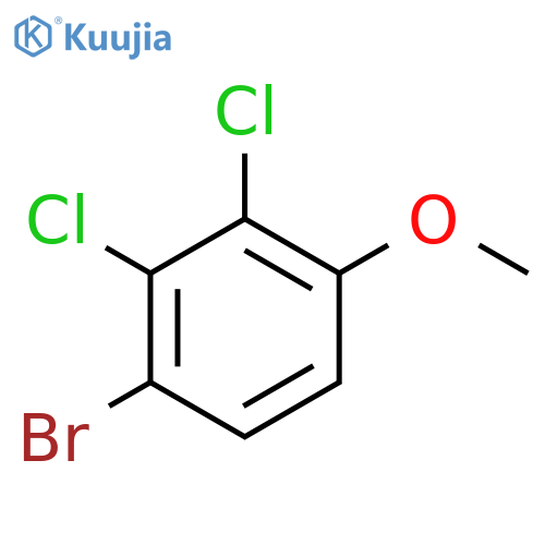1-Bromo-2,3-dichloro-4-methoxybenzene structure