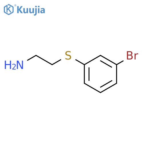 2-((3-Bromophenyl)thio)ethanamine structure