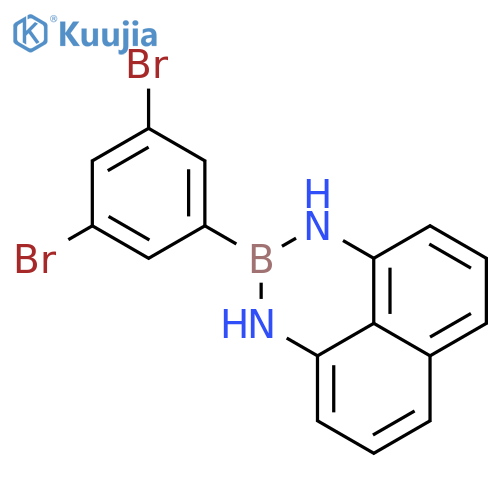 2-(3,5-Dibromophenyl)-2,3-dihydro-1H-naphtho1,8-de1,3,2diazaborinine structure
