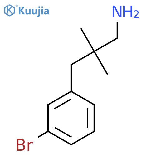 Benzenepropanamine, 3-bromo-β,β-dimethyl- structure