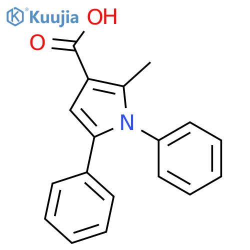 1,5-Diphenyl-2-methylpyrrole-3-carboxylic Acid structure