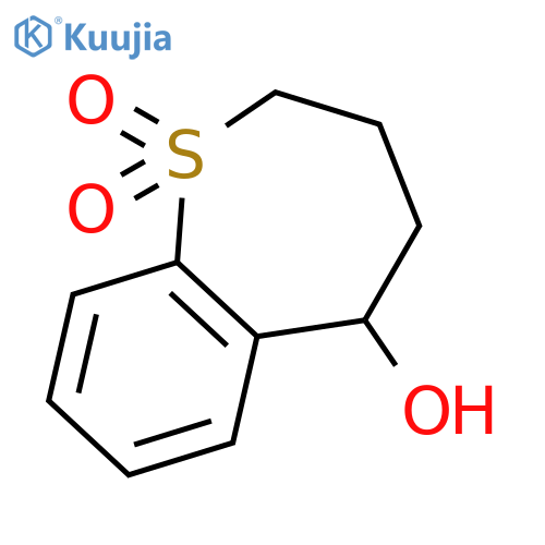 5-hydroxy-2,3,4,5-tetrahydro-1lambda6-benzothiepine-1,1-dione structure