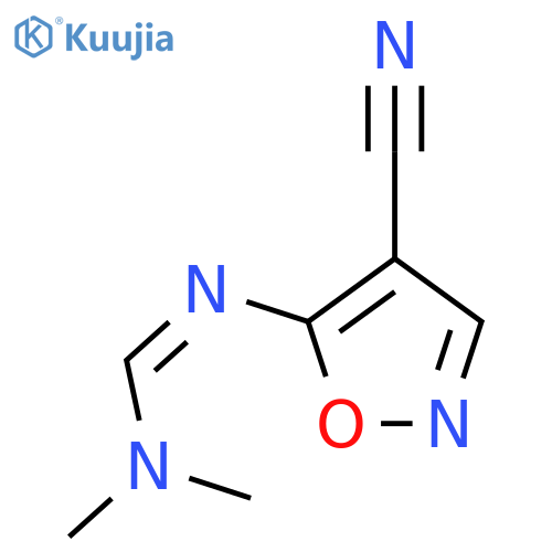 N'-(4-Cyano-1,2-oxazol-5-yl)-n,n-dimethylmethanimidamide structure