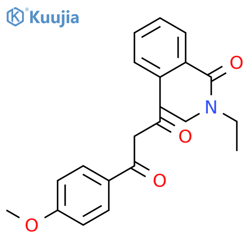Benzamide, N,N-diethyl-2-[3-(4-methoxyphenyl)-1,3-dioxopropyl]- structure
