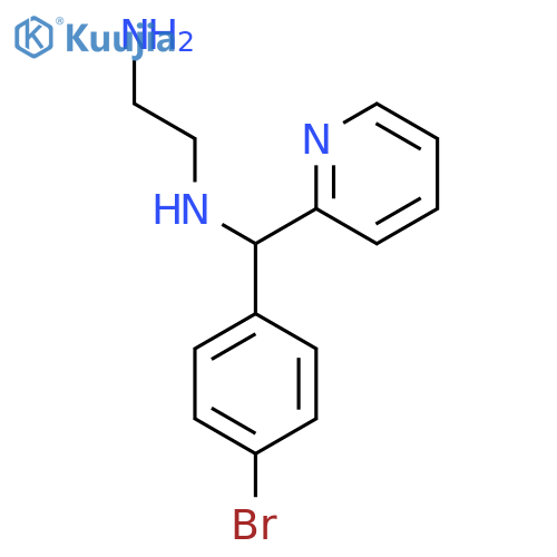 N-(4-Bromophenyl)(pyridin-2-yl)methylethane-1,2-diamine structure