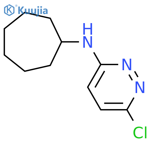6-chloro-N-cycloheptylpyridazin-3-amine structure