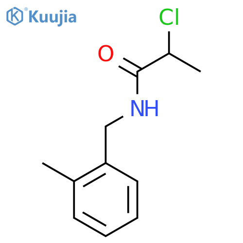 2-Chloro-N-(2-methylphenyl)methylpropanamide structure