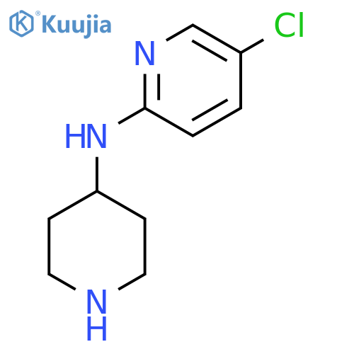 5-chloro-N-(piperidin-4-yl)pyridin-2-amine structure
