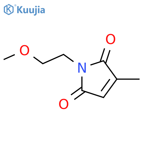 1-(2-methoxyethyl)-3-methyl-2,5-dihydro-1H-pyrrole-2,5-dione structure