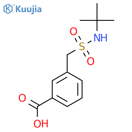 3-(tert-Butylsulfamoyl)methylbenzoic Acid structure