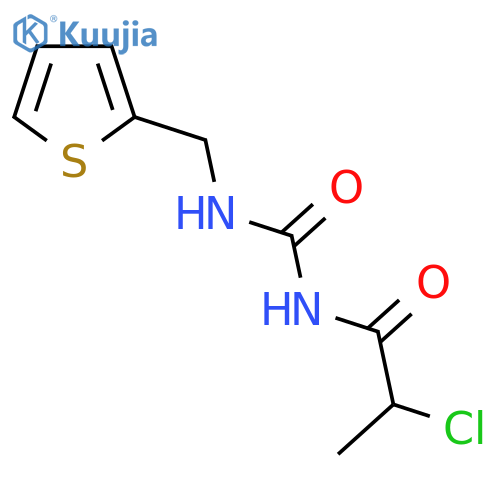 3-(2-chloropropanoyl)-1-(thiophen-2-yl)methylurea structure