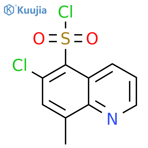 6-Chloro-8-methylquinoline-5-sulfonyl chloride structure