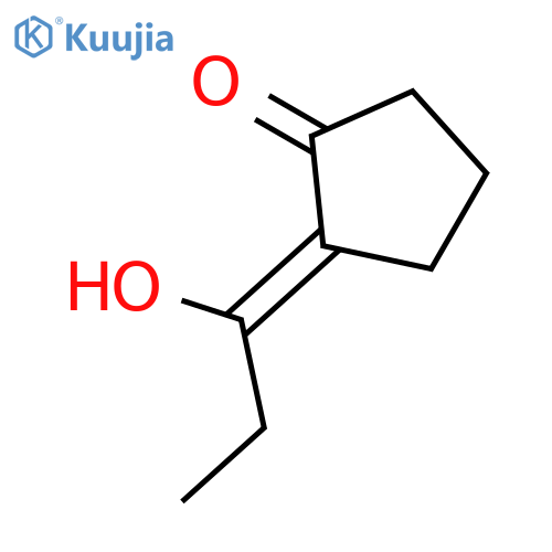 Cyclopentanone, 2-(1-hydroxypropylidene)-, (Z)- structure
