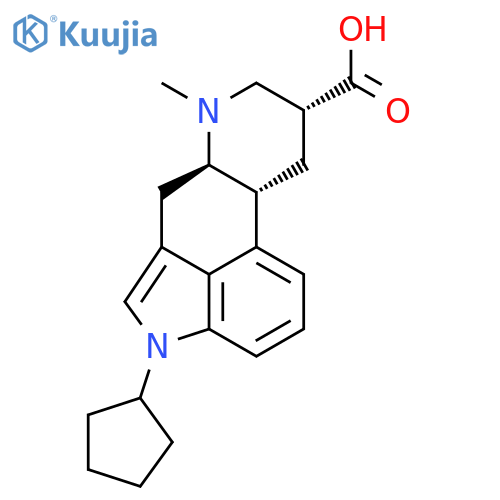 Ergoline-8-carboxylic acid, 1-cyclopentyl-6-methyl-, (8b)- structure