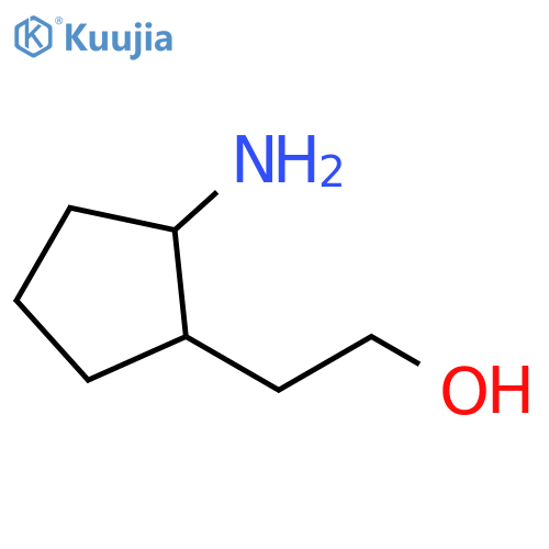 2-(2-aminocyclopentyl)ethan-1-ol structure