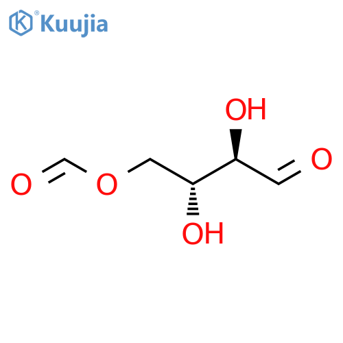 (2R,3R)-4-(Formyloxy)-2,3-dihydroxybutanal structure