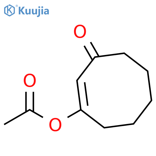 2-Cycloocten-1-one, 3-(acetyloxy)- structure