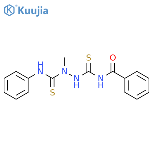 Benzamide, N-[[2-methyl-2-[(phenylamino)thioxomethyl]hydrazinyl]thioxomethyl]- structure