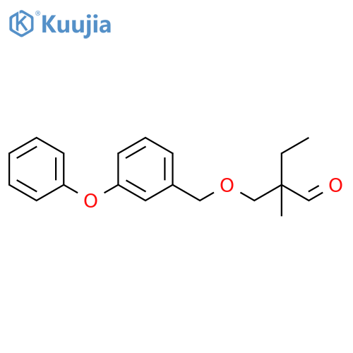 Butanal, 2-methyl-2-[[(3-phenoxyphenyl)methoxy]methyl]- structure