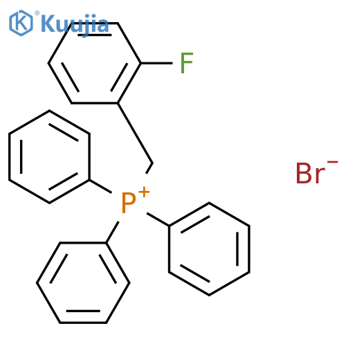 (2-Fluorophenyl)methyltriphenylphosphonium bromide structure