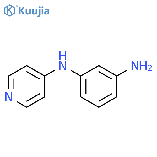 N1-(pyridin-4-yl)benzene-1,3-diamine structure