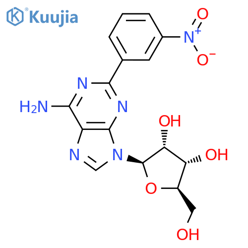 Adenosine,2-(3-nitrophenyl)- (9CI) structure
