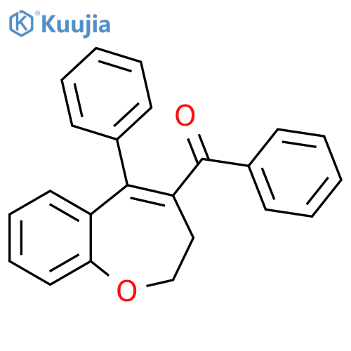 Methanone, (2,3-dihydro-5-phenyl-1-benzoxepin-4-yl)phenyl- structure
