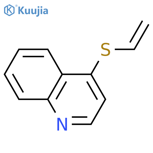 QUINOLINE, 4-(ETHENYLTHIO)- structure