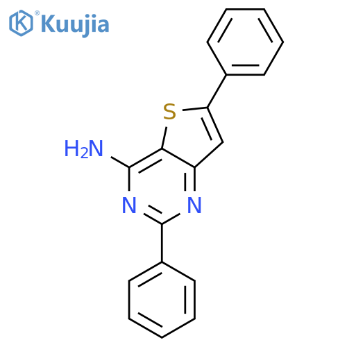 Thieno[3,2-d]pyrimidin-4-amine, 2,6-diphenyl- structure